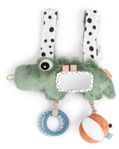 Done by Deer Aktivna igračka za kolica - Croco Green