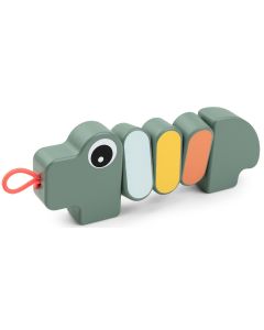 Done by Deer Didaktička igračka Twist & turn - Croco Green