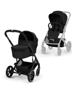 Cybex Balios S Lux set 2u1 (sa sklopivom košarom) 2026. - Moon Black