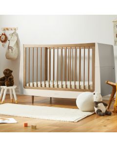 SnuzKot Skandi dječji krevetić - Cashmere/Walnut