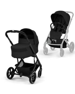 Cybex Balios S Lux set 2u1 (sa Cot S Lux košarom) 2026. - Moon Black