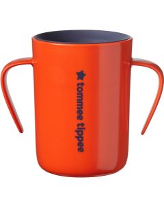 Tommee Tippee® "Easiflow" šalica 360 stupnjeva,  bez usnika, 200 ml, 6mj+, Crvena