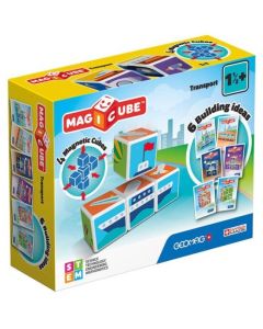 Geomag Magicube Printed Transport+Cards 