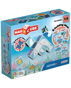 Geomag Magicube Printed Sea Animals+Cards 11