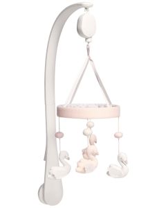 Mamas & Papas Glazbeni vrtuljak Welcome To The World - Pink & White