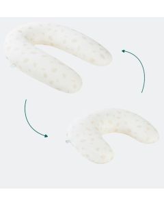 Babymoov jastuk za dojenje 2u1 U-shape/C-shape - Petals Ecru