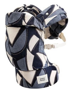 Mama Hangs Nosiljka Carry & Bloom Jacquard Indigo