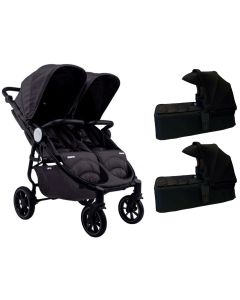 BabyMonsters EasyTwin 4 Black – Kolica Za Blizance Full Box