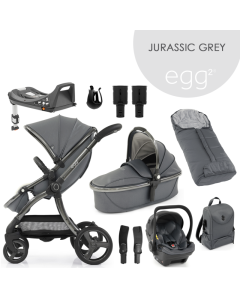 egg2® dječja kolica 9u1 - Special Edition Jurassic Grey