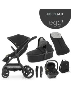 egg2® dječja kolica 6u1 - Special Edition Just Black