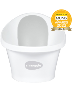 Shnuggle Kadica za bebe - do 12 mjeseci - White/ Grey