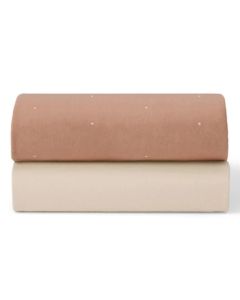 Snuz Plahte za SnuzPod kolijevke/ krevetiće - Blush/ Dot, 2 kom
