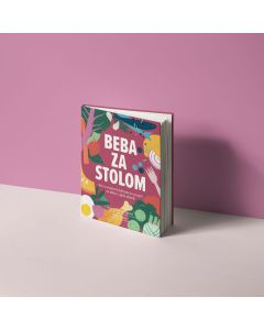 Knjiga Beba za stolom - ciklama