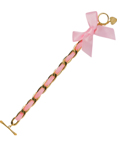 Bjällra Couture Narukvica s dekorativnom vrpcom - Pink