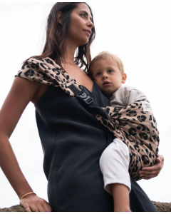Mama Hangs Nosiljka Carry & Walk - Jacquard Light Leopard 