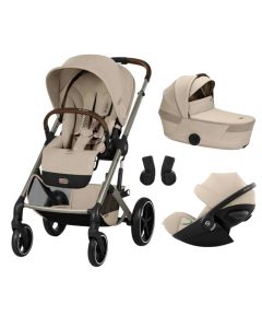 Cybex Balios S Lux set S sa sklopivom košarom 2026 – Almond Beige
