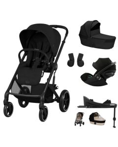 Cybex Balios S Lux set XL sa sklopivom košarom 2026 – Moon Black