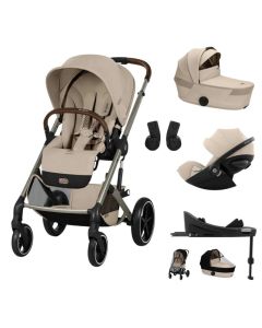 Cybex Balios S Lux set XL sa sklopivom košarom 2026 – Almond Beige