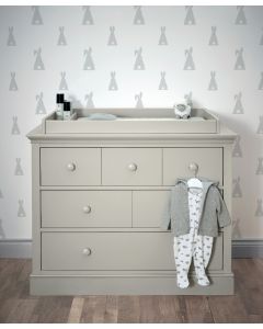 Mamas & Papas Oxford komoda za prematanje - Cool Grey