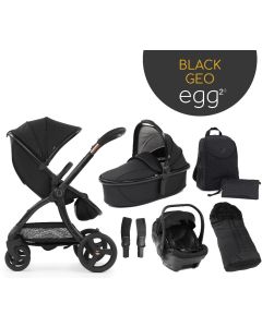 egg2® dječja kolica 6u1 - Special Edition Black Geo