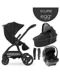 egg2® dječja kolica 4u1 (s egg® Shell i-Size autosjedalicom) - Special Edition Eclipse