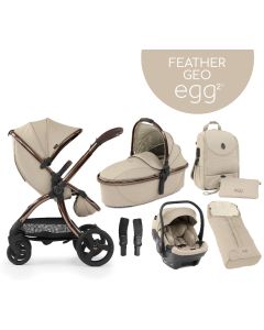 egg2® dječja kolica 6u1 - Special Edition Feather Geo