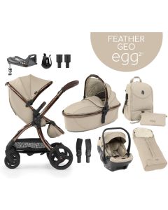 egg2® dječja kolica 9u1 - Special Edition Feather Geo