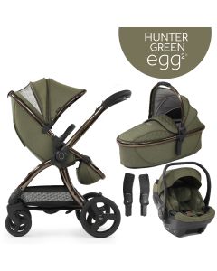 egg2® dječja kolica 4u1 (s egg® Shell i-Size autosjedalicom) - Hunter Green