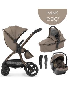 egg2® dječja kolica 4u1 (s egg® Shell i-Size autosjedalicom) - Mink