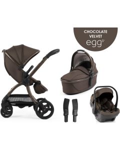 egg3® dječja kolica 4u1 - Chocolate Velvet