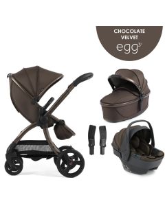 egg3® dječja kolica 3u1 - Chocolate Velvet