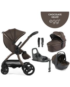 egg3® dječja kolica 4u1 - Chocolate Velvet