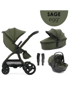 egg3® dječja kolica 3u1 - Sage