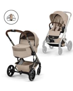 Cybex Balios S Lux set 2u1 (sa sklopivom košarom) 2026. - Almond Beige