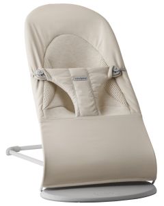 BabyBjörn Bliss Woven/ Jersey ležaljka - Tri-Fabric Light Beige