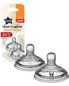 Tommee Tippee® CTN Zamjenske dude za bočicu s Y otvorom, 2 kom