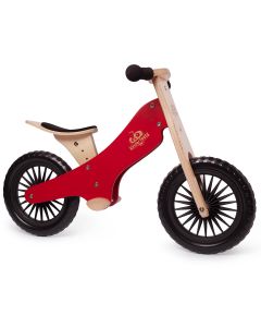 Kinderfeets® Drvena dječja guralica Classic - Cherry Red