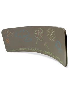Kinderfeets® Drvena daska za ljuljanje Kinderboard - Chalkboard Gray