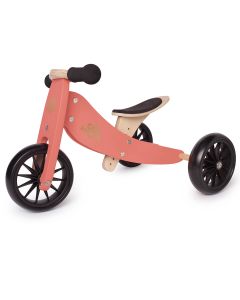 Kinderfeets® Drvena dječja guralica Tiny Tot 2u1 - Coral