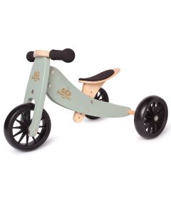 Kinderfeets® Drvena dječja guralica Tiny Tot 2u1 - Sage