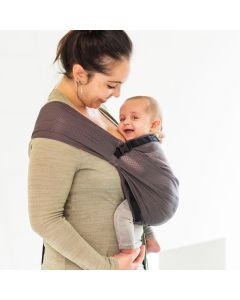 MiniMonkey Lagana nosiljka za bebe Mini Sling - Dark Grey