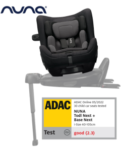 Nuna dječja autosjedalica Todl™ Next 360° i-Size 0+/1 (40-105 cm) Caviar