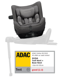 Nuna dječja autosjedalica Todl™ Next 360° i-Size 0+/1 (40-105 cm) -Granite