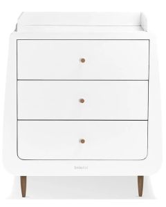 SnuzKot Skandi komoda za prematanje - White/ Walnut
