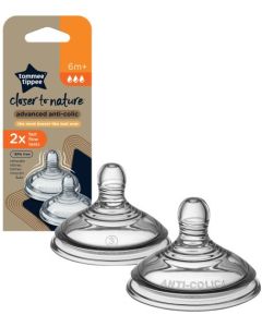 Tommee Tippee® zamjenske dude Advanced Anti- Colic za korištenje uz Anti-colic bočice, 6mj+ 