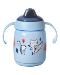 Tommee Tippee® superstar™ "TRAINING" šalica s usnikom i poklopcem, 300 ml, 6MJ+, Plava