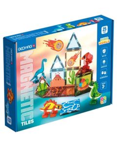 Geomag Magnetne pločice Dino world - 25 kom