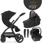 egg2® dječja kolica 4u1 (s egg® Shell i-Size autosjedalicom) - Special Edition Black Geo