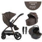 egg3® dječja kolica 3u1 - Chocolate Velvet