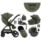 egg3® dječja kolica 8u1 - Sage